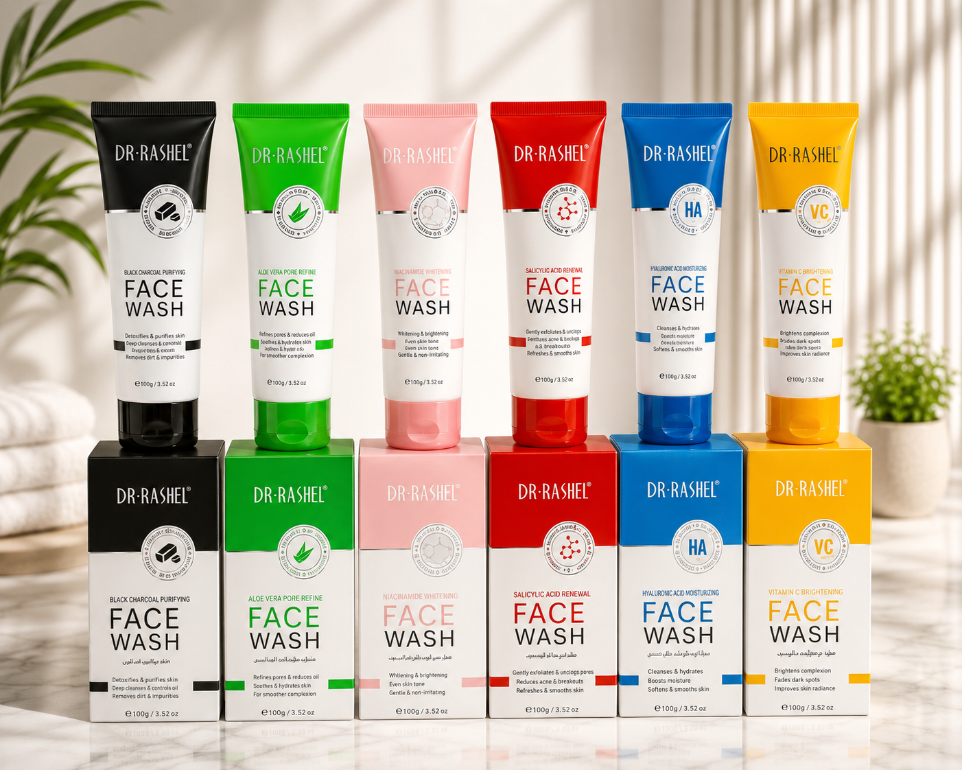 DR.RASHEL Face Wash Collection (100g)