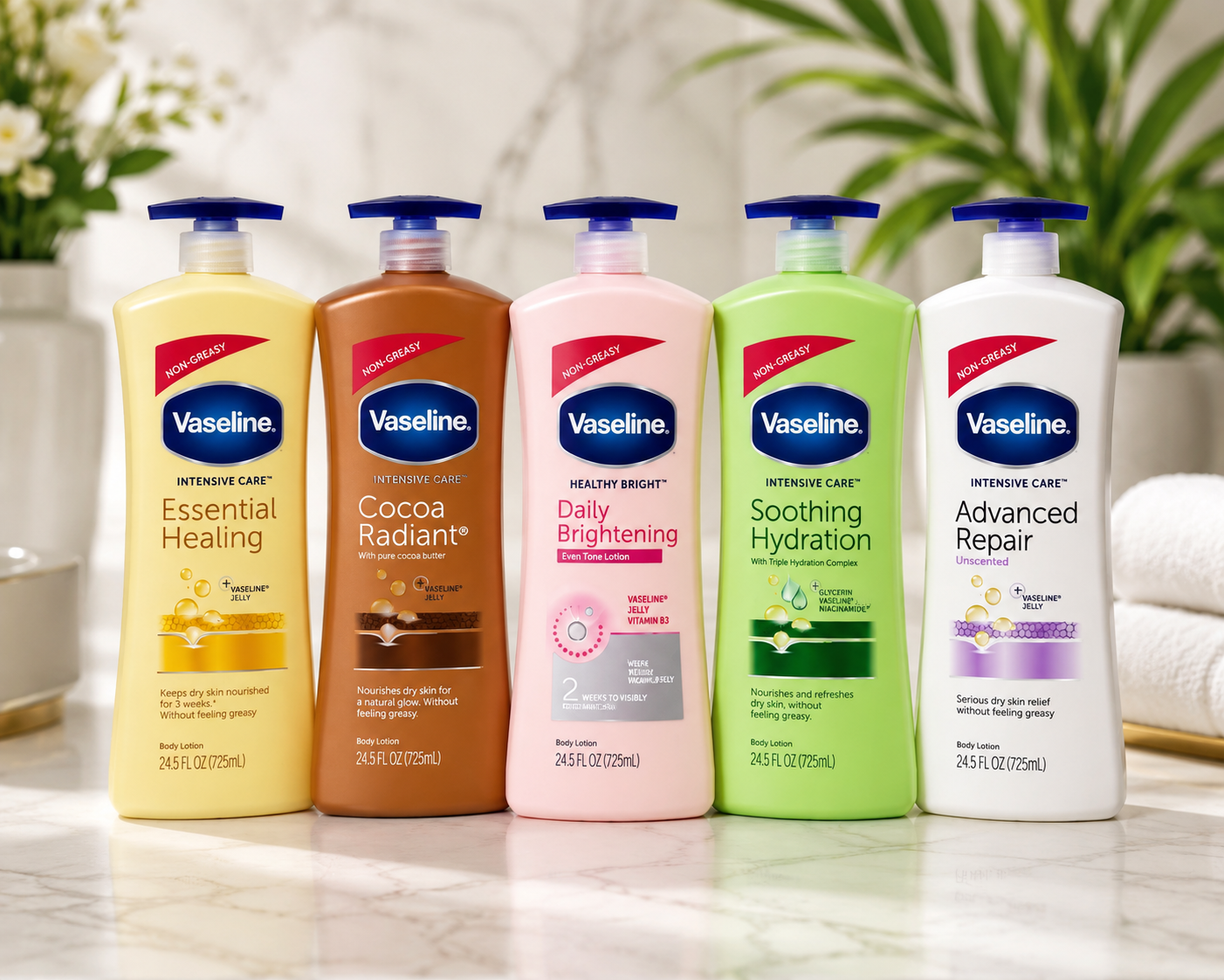 Vaseline Intensive Care Body Lotion Collection