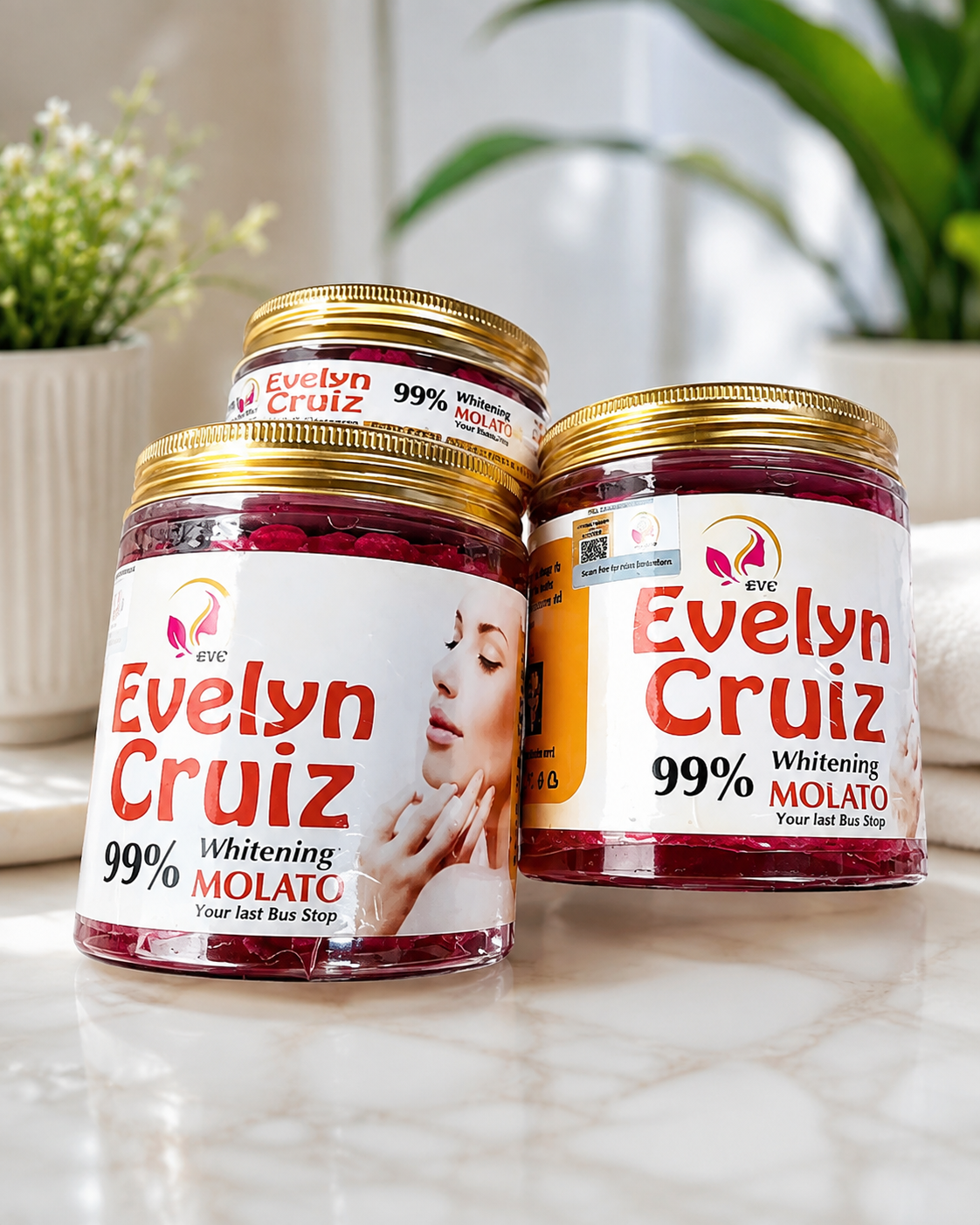 Evelyn Cruiz 99% Whitening Molato