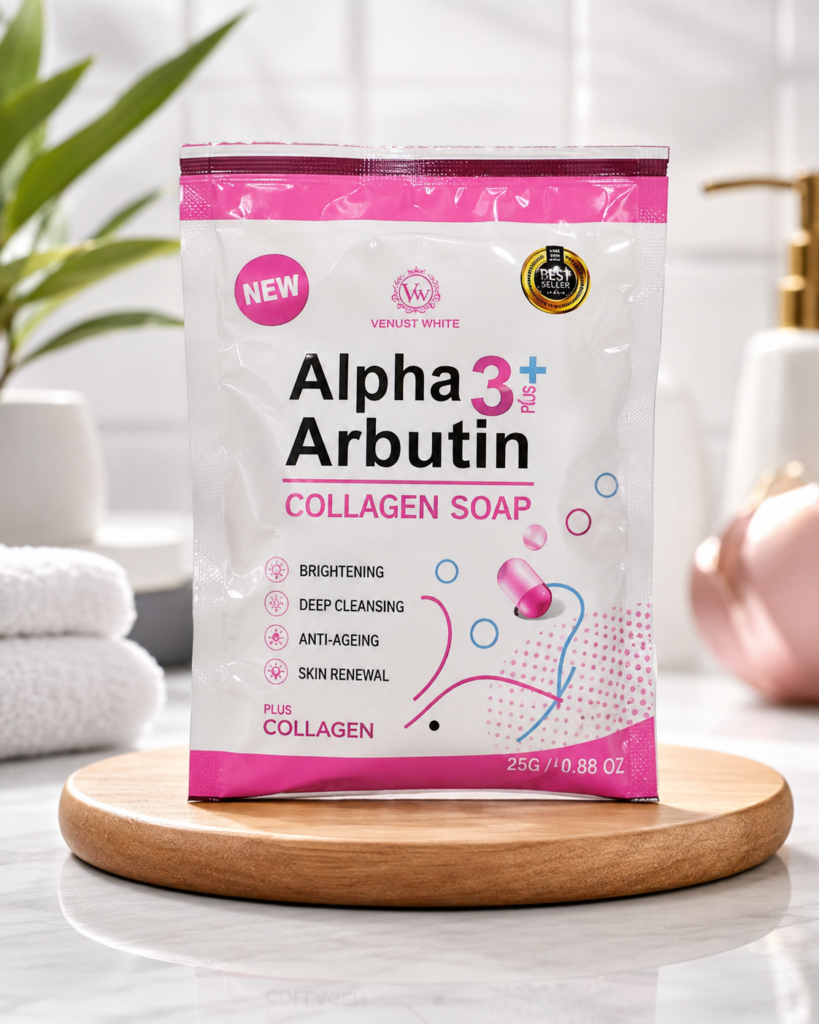 Alpha 3+ Arbutin Collagen Soap