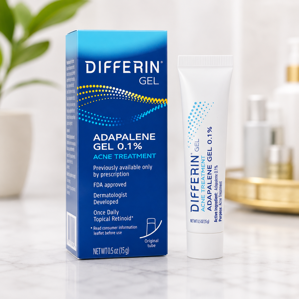 Differin Gel 0.1% Adapalene Acne Treatment