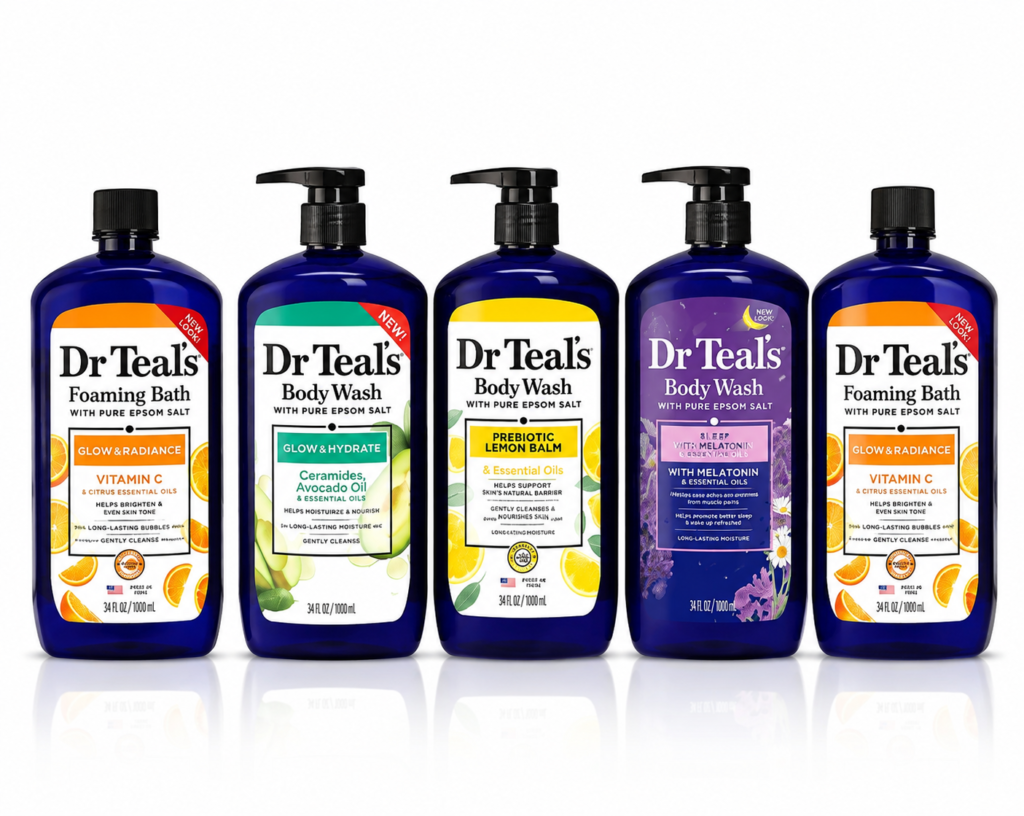 Dr Teal’s Body Wash & Foaming Bath – 1000ml