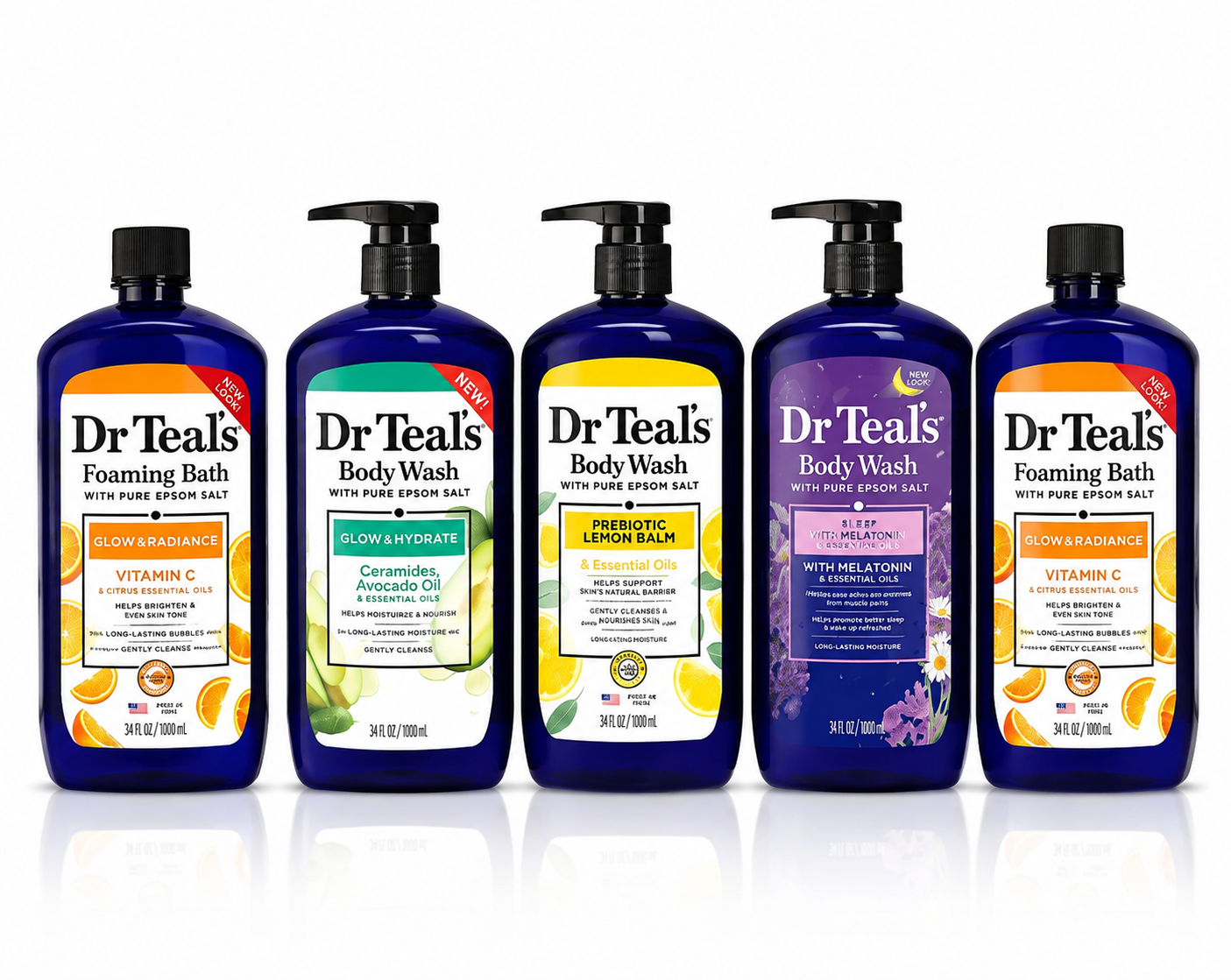 Dr Teal’s Body Wash & Foaming Bath – 1000ml