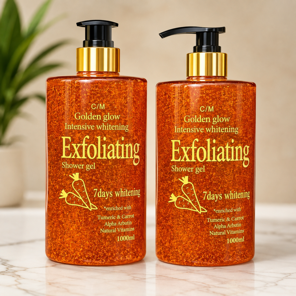 C/M Golden Glow Exfoliating Shower Gel – 1000ml