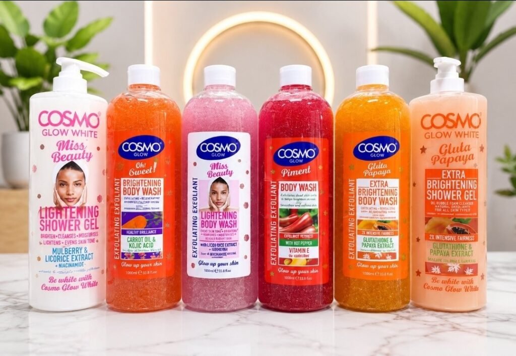Cosmo Glow Exfoliating Body Wash & Shower Gel Collection